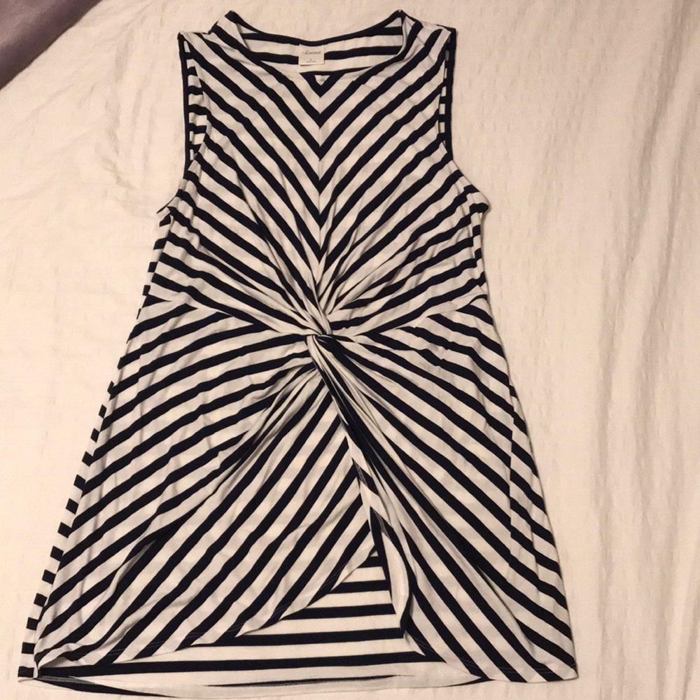Soma navy & ivory tunic tank SO SOFT!
